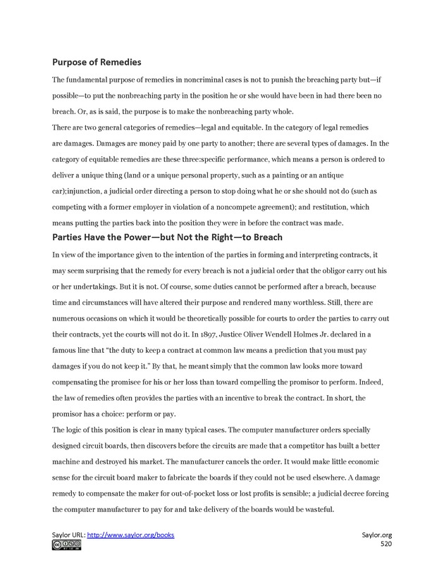 Business Law and the Legal Environment - Page 520